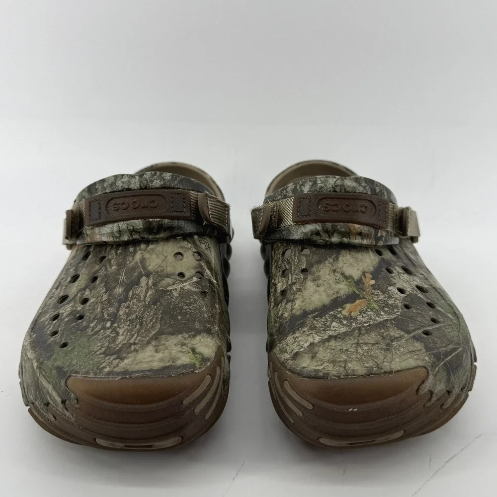 Crocs Realtree APX Echo Camo Clog Men 9 Women 11 Camouflage Rugged Slip On